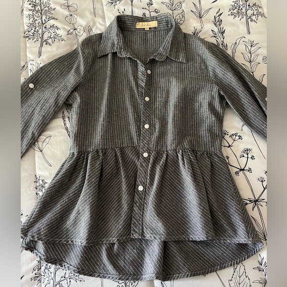 Lovenotes button down dress top - Picture 1 of 4